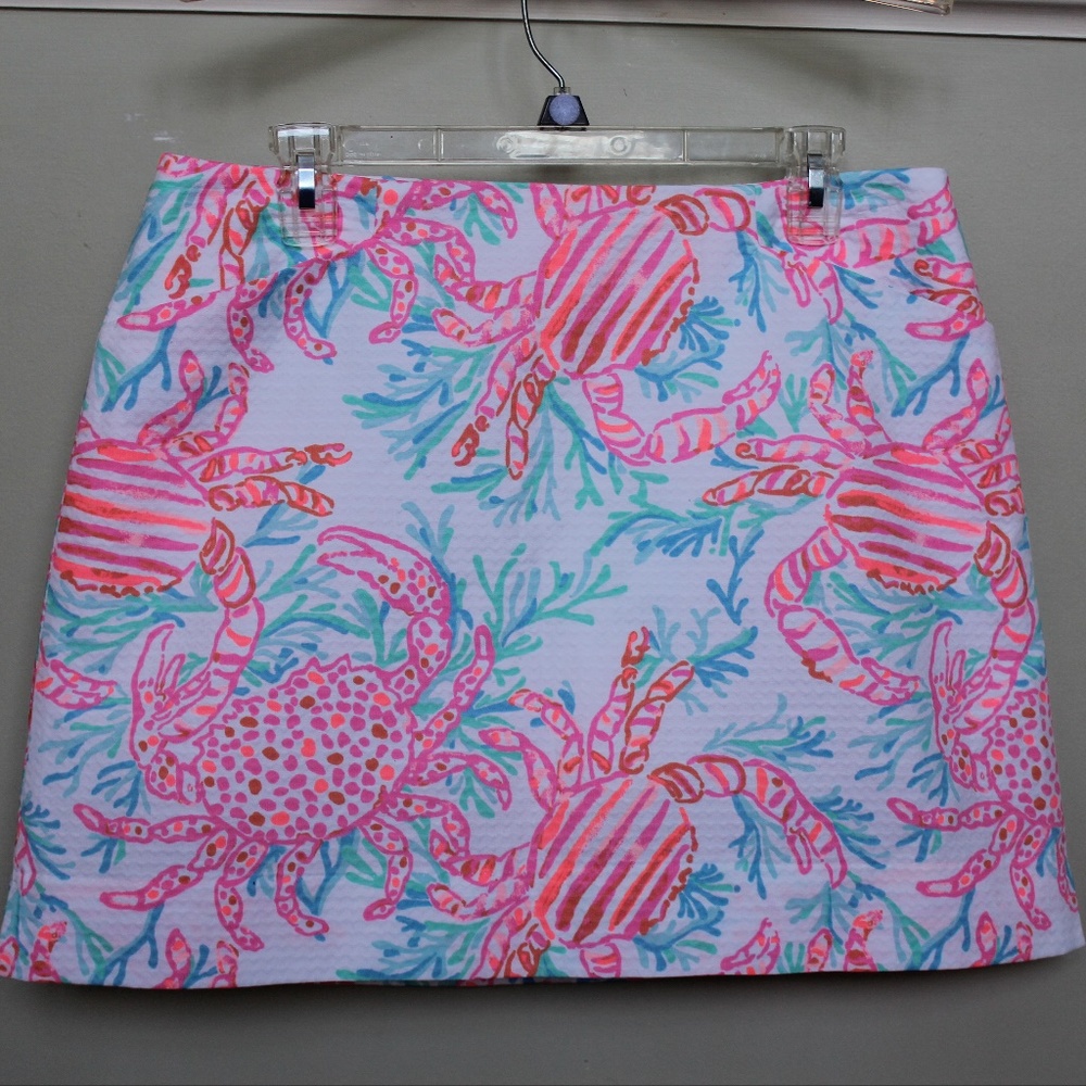 Lily Pullitzer Marigold Skort Getting Steamy Sz 10